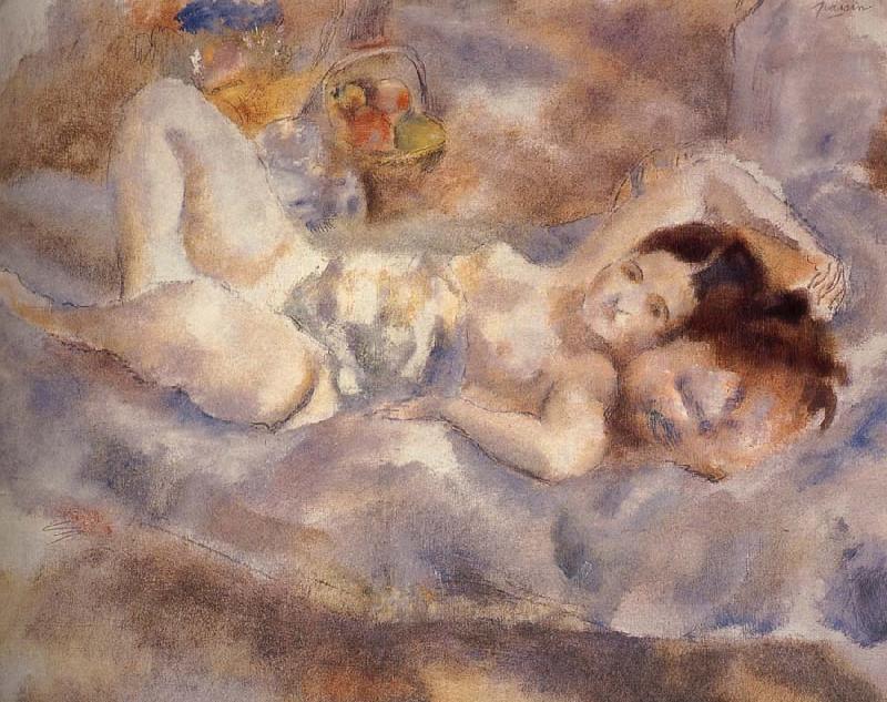 Jules Pascin Decumbence of Ailiyane